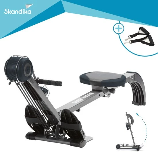 Korting ???? Skandika Regatta Poseidon Roeimachine – Roeimachine - 2 In 1 Multi Gym, Opvouwbaar, Polyfiber Tractiesysteem Met 3 Weerstandsniveaus, Incl. 3 Trainingsgrepen, Tot 110 Kg, LCD Display, Fitnessapparatuur - Roeimachine Voor Thuis – Grijs ???? 9 Korting ???? Skandika Regatta Poseidon Roeimachine – Roeimachine - 2 In 1 Multi Gym, Opvouwbaar, Polyfiber Tractiesysteem Met 3 Weerstandsniveaus, Incl. 3 Trainingsgrepen, Tot 110 Kg, LCD Display, Fitnessapparatuur - Roeimachine Voor Thuis – Grijs ???? - Afbeelding 9