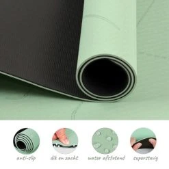 Hete verkoop ???? YoZenga Premium Yoga Mat | Sportmat | Fitnessmat | Extra Breed | Extra Dik | TPE | Lotus Mint/black | Inclusief Gratis Draagriem | Cadeautip! ⌛ 15 Hete verkoop ???? YoZenga Premium Yoga Mat | Sportmat | Fitnessmat | Extra Breed | Extra Dik | TPE | Lotus Mint/black | Inclusief Gratis Draagriem | Cadeautip! ⌛ -Rogelli Shop 550x550 608