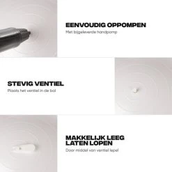 Kopen ✔️ Rockerz Fitness® - Yoga Bal Inclusief Pomp - Pilates Bal - Fitness Bal - Zwangerschapsbal - Goede Houding Bij Het Thuiswerken - 65 Cm - Kleur: Parelmoer ???? -Rogelli Shop 550x550 90