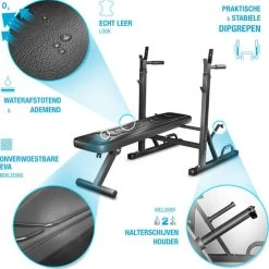 Top 10 ⭐ Sportstech BRT300 - Innovatieve Halterbank - Houder Voor Gewichten - Opklapbaar - Antislip ⭐ -Rogelli Shop 550x554 6