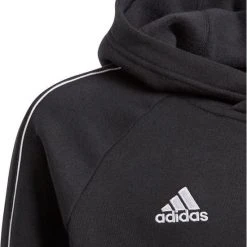 Uitgang ???? Adidas Core 18 Hooded Sweater Sporttrui Casual - Maat M - Mannen - Zwart ???? -Rogelli Shop 550x555 2