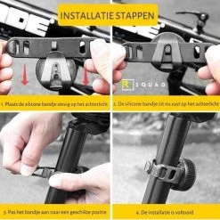 Top 10 ???? RSQUAD® - Fietsverlichting USB Oplaadbaar - LED Achterlicht - Fietslicht - Rugzak LED Verlichting - Rond Achterlicht - Inclusief USB Kabel ???? -Rogelli Shop 550x555