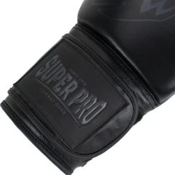 Goedkoopste ???? Super Pro Combat Gear Legend Lederen (kick)bokshandschoenen Zwart 16oz ???? -Rogelli Shop 550x555 4