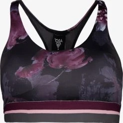 Flash-uitverkoop ✨ Osaga Sport BH Met Bloemenprint - Zwart - Maat S ????