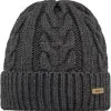 Begroting ???? Barts Zira Beanie Dames Muts (fashion) - Dark Grey ????