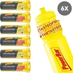 Beste recensies van ???? PowerBar Sportdrank Electrolyte Tabs - Lemon Tonic (3x) & Pink Grapefruit (3x) - Met 5 Elektrolyten - Met Cafeïne - 6 X 10 Tabletten (inclusief GRATIS PowerBar Bidon) ???? -Rogelli Shop 550x559 1