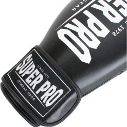 Flash-uitverkoop ???? Super Pro Combat Gear Champ (kick)bokshandschoenen Zwart/Wit 14oz ???? -Rogelli Shop 550x559 7