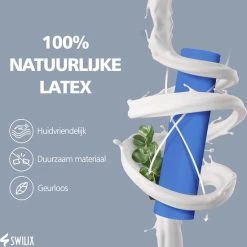 Goedkoop ???? SWILIX ® 5 Delige Resistance Band Set - 2m Lange Weerstandsbanden - Yogaband - Pilatesband - Fitness Elastiek ???? -Rogelli Shop 550x561 2