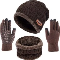 Hete verkoop ???? Calofe 3 In 1 Winter Balaclava Muts + Sjaal + Handschoenen | Grijs - One Size ???? -Rogelli Shop 550x561