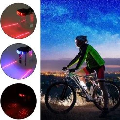Aanbiedingen ❤️ Boutique House Waterdichte Fiets - Achterlichten Led - Laser Veiligheidswaarschuwing - Fietsverlichting Fiets Staart - Fiets Accessoires Licht ???? -Rogelli Shop 550x562 9
