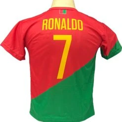 Uitgang ???? Cristiano Ronaldo CR7 Portugal Tenue - Voetbal ???? Shirt + Broekje Set - EK/WK Voetbaltenue - Maat 116 ✔️ -Rogelli Shop 550x565 4