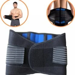 Uitgang ???? Ikigai® Rugbrace Onderrug - Rugband Met Baleinen - Rug Brace Voor Lage Rugpijn - Rug Corrector Voor Houding Correctie - Rugbandage Ondersteuning Band - Geschikt Voor Man En Vrouw - Alle Maten Beschikbaar ????