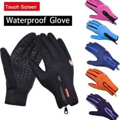 Gloednieuw ???? Been BV Buitensporten Windstopper Waterdichte Handschoenen Fietshandschoenen Winter Volledige Vinger Paardrijden Handschoenen Warme Vissen GEL Handschoen Outdoor Sports Windstopper Waterproof Gloves BLAUW MEDIUM ???? -Rogelli Shop 550x575 3