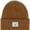 Beste deal ⌛ Elmer - Rubber / De Bestselling Herschel Beanie - Muts / Warme En Zachte Rib Knit / 100% Acryl / Met Levenslange Fabrieksgarantie / Limited Lifetime Warranty / Bruin ????