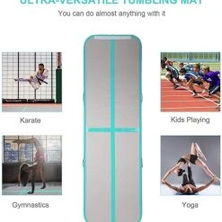 Nieuw ???? NordFalk Airtrack 3 Meter X 15 Cm - Turnmat Opblaasbaar - Gymnastiekmat - Incl. Elektrische Pomp 600W ???? -Rogelli Shop 550x579 2