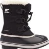 Uitgang ???? Sorel Yoot Pac Nylon Wp Meisjes/Jongens Winterboots - Black - Maat 38 ????