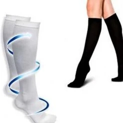 Beste Pirce ???? Cheaperito Sport Sokken I Joggen I Lopen I Compressie Kousen I Compressie Kousen I Steunkousen I Vliegtuigsokken I Verlicht Pijn I Wit I Maat L/XL / Maat 41-47 ???? -Rogelli Shop 550x587 4