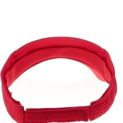 Aanbiedingen ???? Happyshopper Zonneklep - Zonnepet - Zonnecap - Dames - Heren - Klittenbandsluiting - Verstelbaar - Rood ⭐ -Rogelli Shop 550x589 5