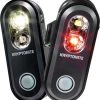 Flash-uitverkoop ???? Kryptonite Avenue F-70 / R-35 Verlichtingset LED Accu - Zwart ????