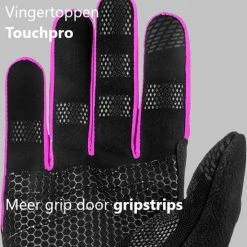 Groothandel ???? R2 Blizzard - Touchscreen Winterfietshandschoenen - Dikke Winterhandschoenen Tegen De Kou - Fiets, Wandel, Hardloop Handschoenen - Winddicht - Dames En Heren - Zwart/Roze - Maat L / 8 ✔️ 12 Groothandel ???? R2 Blizzard - Touchscreen Winterfietshandschoenen - Dikke Winterhandschoenen Tegen De Kou - Fiets, Wandel, Hardloop Handschoenen - Winddicht - Dames En Heren - Zwart/Roze - Maat L / 8 ✔️ -Rogelli Shop 550x596
