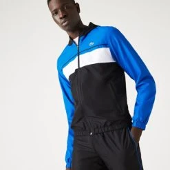 Uitgang ???? Lacoste Colorblock Hooded Trainingspak Mannen - Maat S ???? -Rogelli Shop 550x600 5