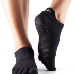 Kopen ???? Fitness-Mad ToeSox Low Rise Full Toe Zwart ????