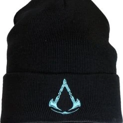 Nieuw ???? Difuzed Assassin's Creed Beanie Muts Valhalla Logo Zwart ✔️