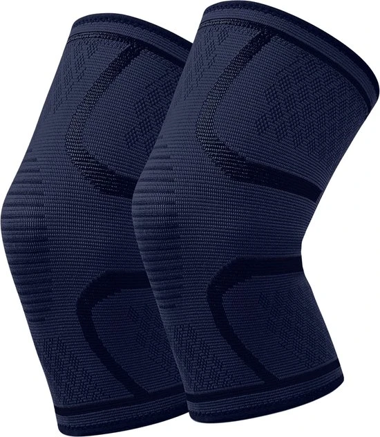 Nieuw ❤️ U-Fit One U Fit One 2 Stuks Knie Brace - Knee Sleeve - Kniebeschermers - Knieband - Knee Support & Bandage - Sportbrace - Maat L - Donker Blauw ???? 1 Nieuw ❤️ U-Fit One U Fit One 2 Stuks Knie Brace - Knee Sleeve - Kniebeschermers - Knieband - Knee Support & Bandage - Sportbrace - Maat L - Donker Blauw ????