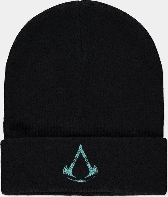 Nieuw ???? Difuzed Assassin's Creed Beanie Muts Valhalla Logo Zwart ✔️ 4 Nieuw ???? Difuzed Assassin's Creed Beanie Muts Valhalla Logo Zwart ✔️ - Afbeelding 4