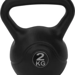 Goedkoopste ❤️ Tunturi PVC Kettle Bell - Kettlebell - 2 Kg - Incl. Gratis Fitness App ????
