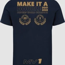 Top 10 ???? Max Verstappen Wereldkampioen 2022 T-Shirt Maat L - Formule 1 2022 - Red Bull Racing - ⌛