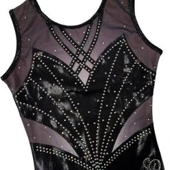 Beste Verkoop ???? Sparkle&Dream Gympakje Turnpakje Nina Zwart - AXS | Maat 152 Voor Turnen En Gymnastiek ????