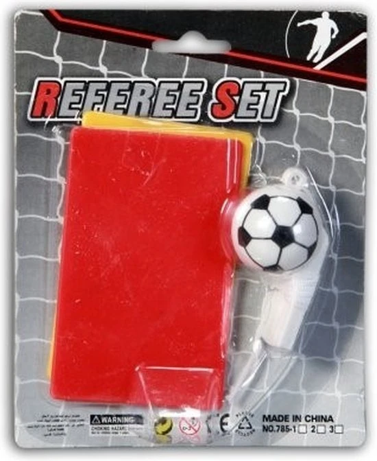 Korting ✔️ Johntoy Scheidsrechter Set 3-delig Rood/geel ???? 2 Korting ✔️ Johntoy Scheidsrechter Set 3-delig Rood/geel ???? - Afbeelding 2