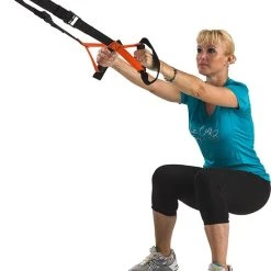 Aanbiedingen ???? Tunturi - Suspension Trainer - Functional Training Suspension Trainer - Sling Trainer - Met Draagtas - Zwart/Oranje - Incl. Gratis Fitness App ???? -Rogelli Shop 550x678 5