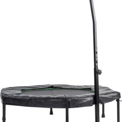 Flash-uitverkoop ???? Tunturi Hexagon Fitness Trampoline - Mini Trampoline Met In Hoogte Verstelbare Handgreep - Incl. Beschermhoes - Incl. Gratis Fitness App ???? -Rogelli Shop 550x686 2