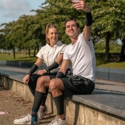 Uitgang ✨ Artefit Compressie Arm Sleeves – Unisex – 4x Langer Compressie - L - Indigo ???? -Rogelli Shop 550x687 1