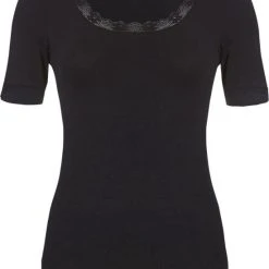 Beste deal ???? Ten Cate Dames Thermo ???? Shirt Korte Mouw - Kant - S - Zwart ???? -Rogelli Shop 550x693 1