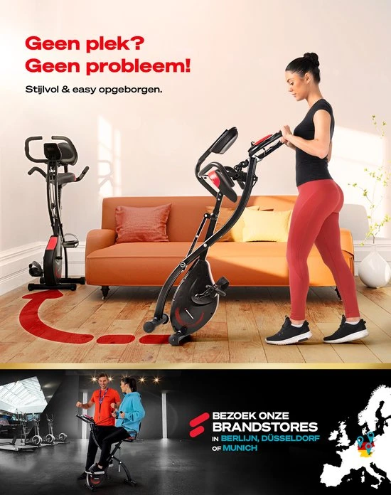 Top 10 ???? Sportstech 3in1 Premium Hometrainer Met Video Evenementen & Multiplayer App | Fiets Met Comfort Zadel & Hand Polssensors | Ergometer Voor Thuis Inklapbaar | Fitness Power Ropes | Hometrainer X150 Bike ???? 2 Top 10 ???? Sportstech 3in1 Premium Hometrainer Met Video Evenementen & Multiplayer App | Fiets Met Comfort Zadel & Hand Polssensors | Ergometer Voor Thuis Inklapbaar | Fitness Power Ropes | Hometrainer X150 Bike ???? - Afbeelding 2