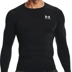 Flash-uitverkoop ???? Under Armour Mannen Longsleeve Sportshirtn - Zwart - Maat S ???? -Rogelli Shop 550x699 3