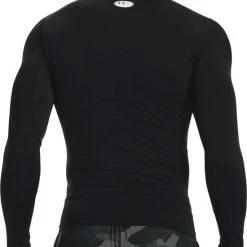 Flash-uitverkoop ???? Under Armour Mannen Longsleeve Sportshirtn - Zwart - Maat S ???? -Rogelli Shop 550x699 4