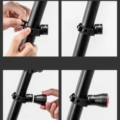 Beste deal ???? Rockbros Slim Fiets Achterlicht, Automatische Rem Sensor, IPx6 Waterdicht LED, Via USB Opladen, Met Zadelbevestiging, Slimme Fietsverlichting ???? -Rogelli Shop 550x717 4