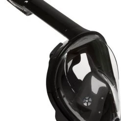 Korting ???? Atlantis Full Face Mask - Snorkelmasker - Volwassenen - Zwart - S/M ⭐