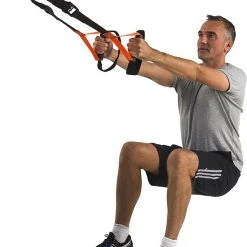 Aanbiedingen ???? Tunturi - Suspension Trainer - Functional Training Suspension Trainer - Sling Trainer - Met Draagtas - Zwart/Oranje - Incl. Gratis Fitness App ???? -Rogelli Shop 550x731 2