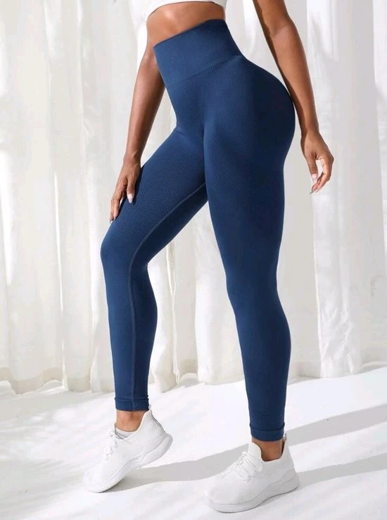 Beste deal ???? Merkloos Sportlegging Squat Proof Dames-Fitnesslegging -Yogapants -Sportbroek High Waist-Butt Lifting-Donker Blauw S ✔️ 2 Beste deal ???? Merkloos Sportlegging Squat Proof Dames-Fitnesslegging -Yogapants -Sportbroek High Waist-Butt Lifting-Donker Blauw S ✔️ - Afbeelding 2