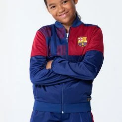 Coupon ???? FC Barcelona Trainingspak 21/22 - Trainingspak Voor Kinderen - Officieel FC Barcelona Fanproduct - Barca Vest En Trainingsbrek - 100% Polyester - Maat 152 ????