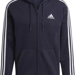 Coupon ???? Adidas - Essentials Fleece 3-Stripes Hoodie - Heren Hoodie -L ???? -Rogelli Shop 550x755 1