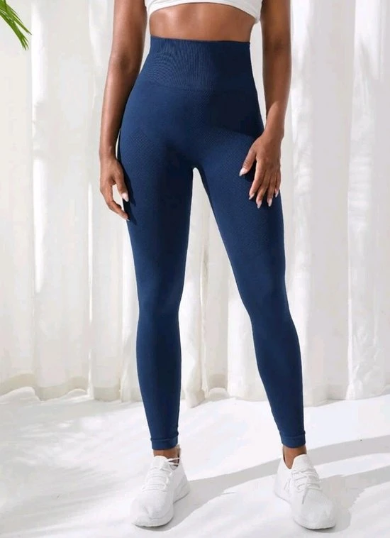 Beste deal ???? Merkloos Sportlegging Squat Proof Dames-Fitnesslegging -Yogapants -Sportbroek High Waist-Butt Lifting-Donker Blauw S ✔️ 5 Beste deal ???? Merkloos Sportlegging Squat Proof Dames-Fitnesslegging -Yogapants -Sportbroek High Waist-Butt Lifting-Donker Blauw S ✔️ - Afbeelding 5