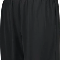 Uitgang ???? Masita | Sportbroek Dames & Heren Short Lima Sportbroek Kort Zonder Binnenslip Sportshort - 100% Polyester Soepele Stof Vochtregulerend - BLACK - L ????
