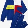 Goedkoop ???? Lacoste Sport Trainingspak Block White Blue Yellow M ⭐