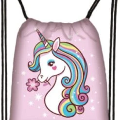 Korting ???? Sis&I Gymtas Unicorn - Zwemtas Eenhoorn - Roze - Meisje Rugzak - Stevige Tas Met Trekkoord - GRATIS Verzenden ????